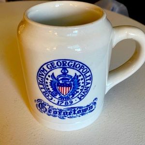 Vintage, beer mug Georgetown, Collgivmn 1789.